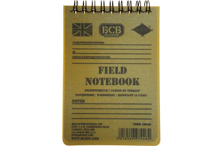 Bushcraft Waterproof Field Notebook